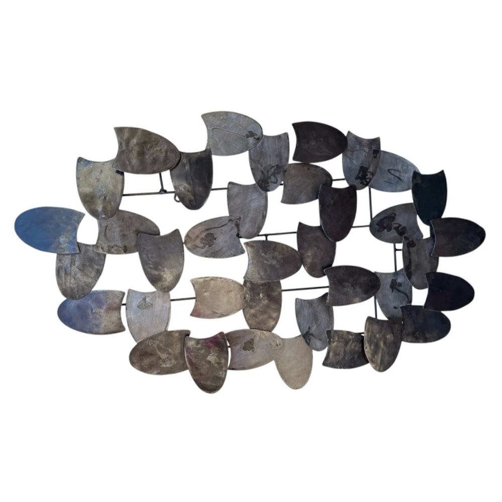 Geometric Metal Dimensional Wall Art 39' x 23" - Picture 2 of 9